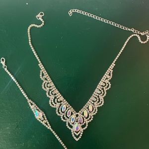 beautiful shiny jewelry set